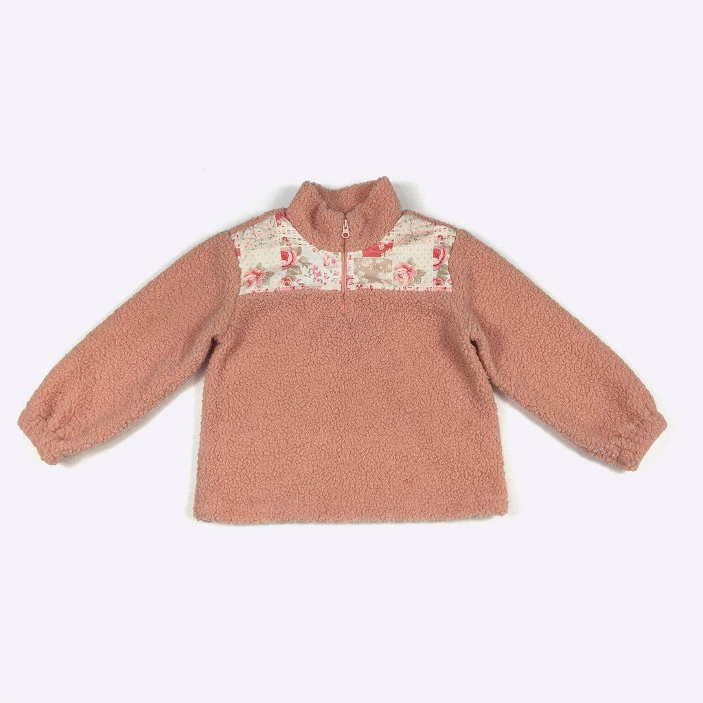 Patchwork Girls Sherpa in YELLOW