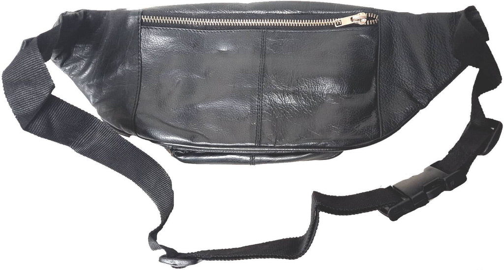 Genuine Cowhide  Leather Fanny Bag Waist Belt Pouch #3602
