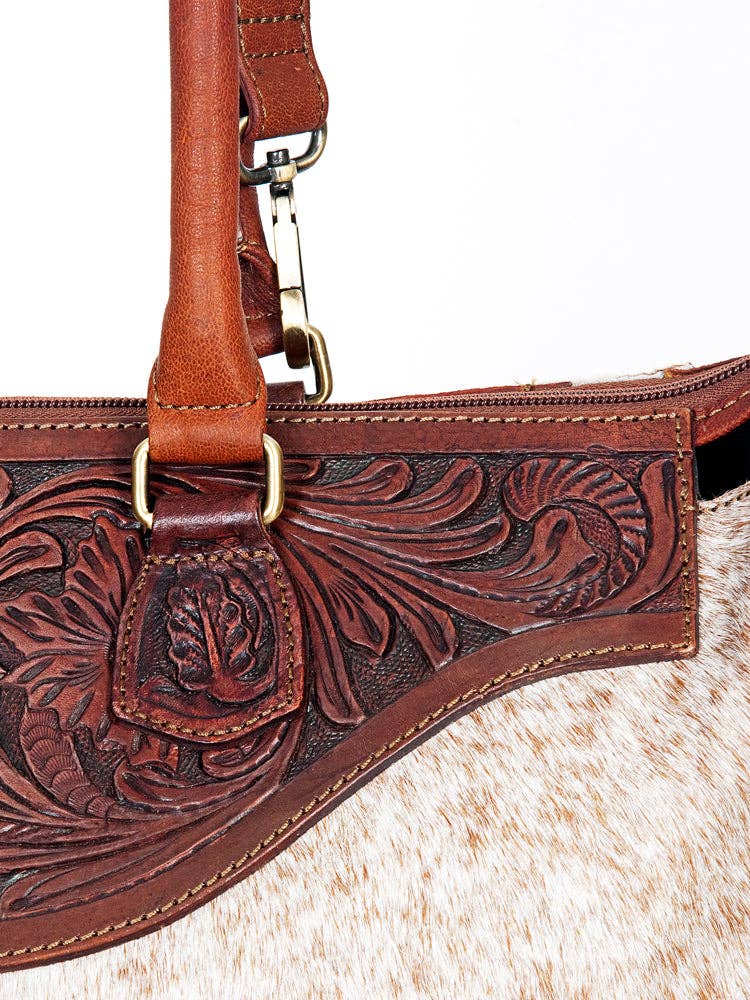 Tote Genuine Western Leather Women Bag Sage