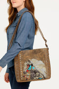 Brown horse purse
