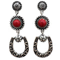 Western Horseshoe Dangle Earrings