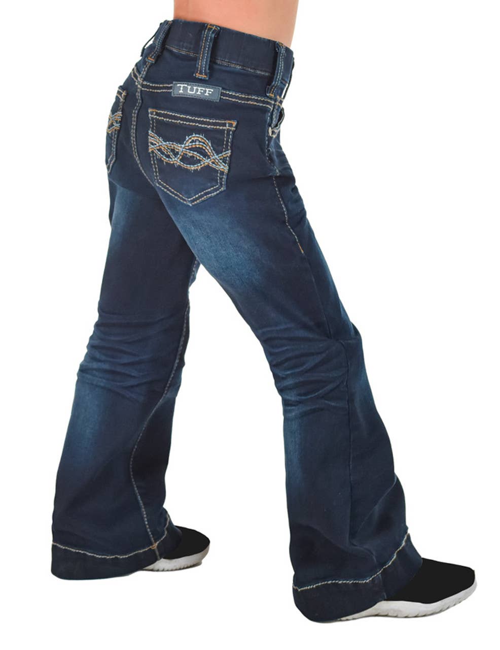 Cowgirl tuff Girls Pull Dark Trouser