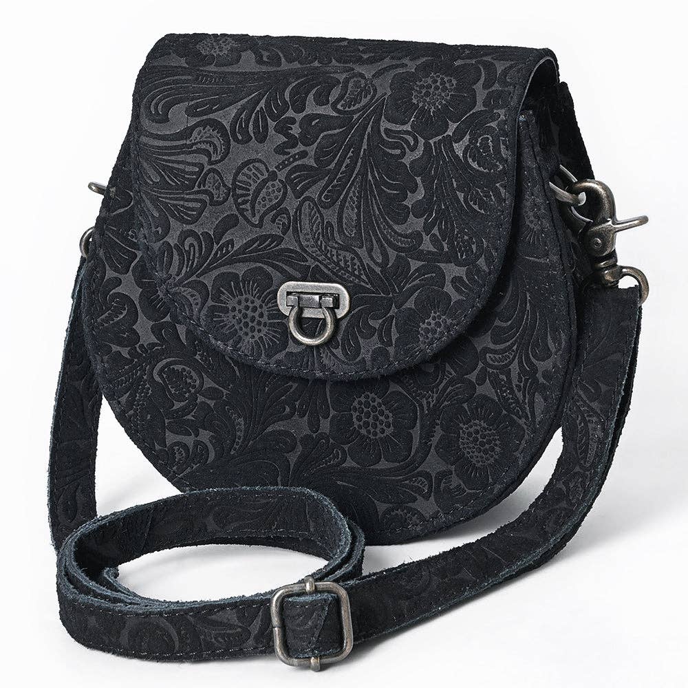 ADBG1693 American Darling Floral Embossed Crossbody | Damascus Design