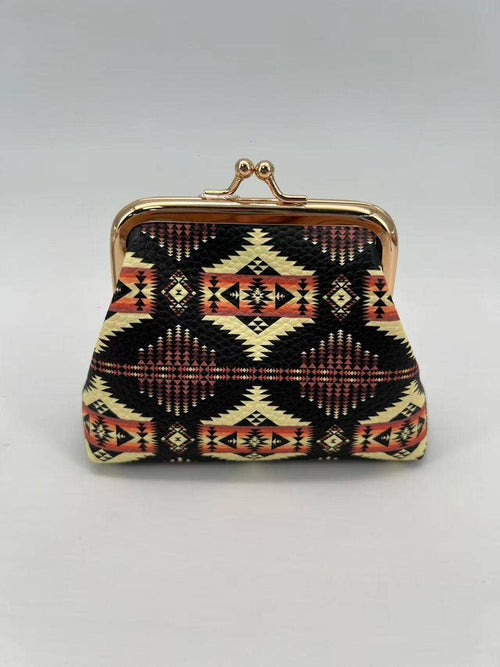 Black Aztec Coin Wallet