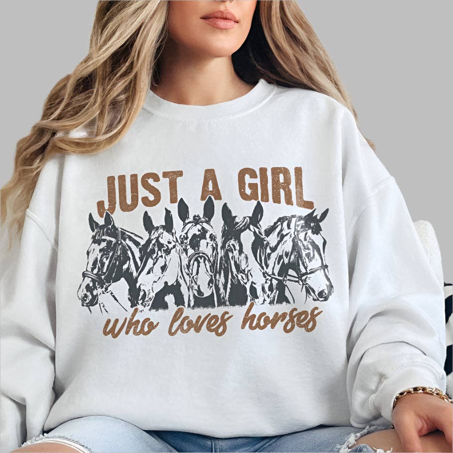 Youth Just a Girl Who Loves Horses
