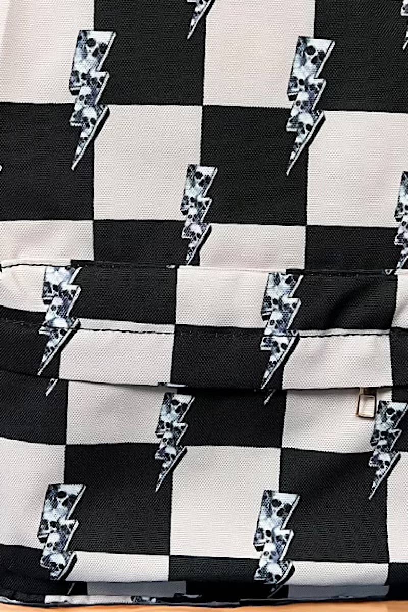 BOLT PRINTED SMALL SIZE BACKPACK.