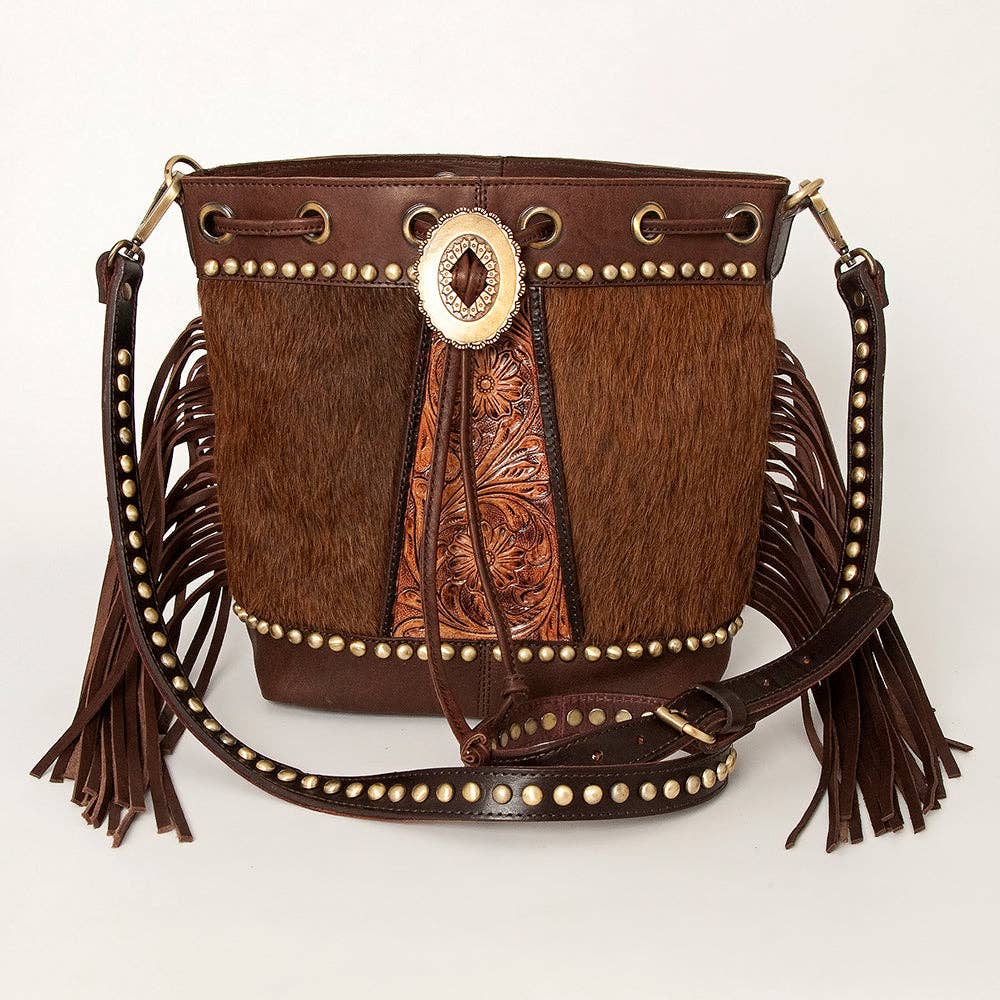 Bucket Genuine Western Leather Women Bag