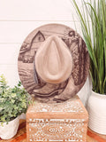 Engraved Boots & Barn Hat