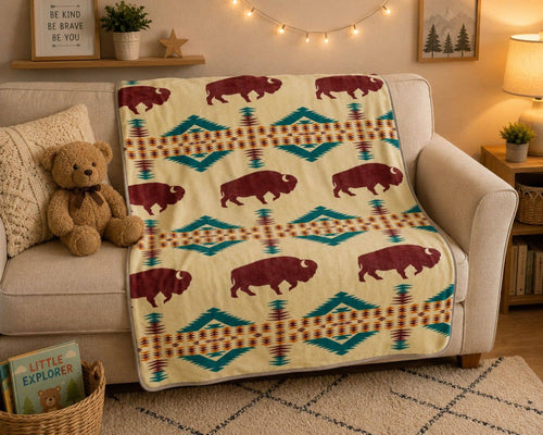 *Buffalo 2 Ply Flannel Blanket – Full Size 60 X 80 Inch 