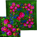 Square Scarf green