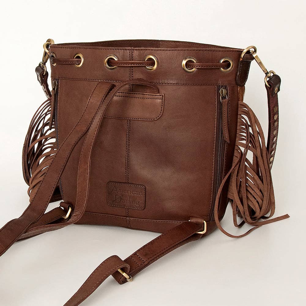 Bucket Genuine Western Leather Women Bag