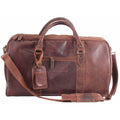 Leather Overnight Travel Bag Victoria