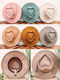 Youth Heart Crown Vegan Suede Hat Blank