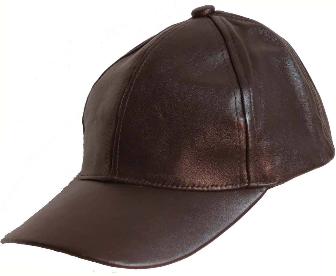 Genuine Leather Baseball Cap