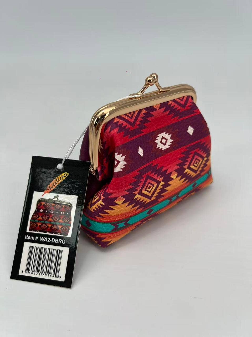 Sunset Aztec coin wallet