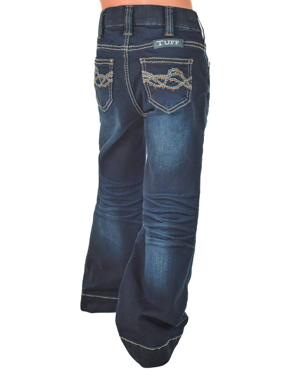 Cowgirl tuff Girls Pull Dark Trouser