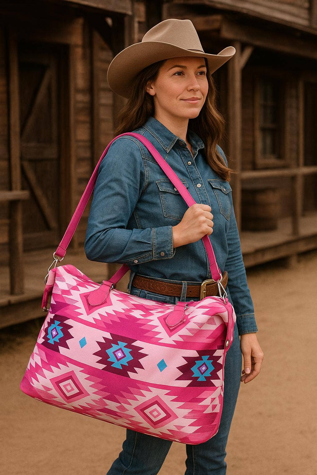 Duffle Bag – Dakota Pink