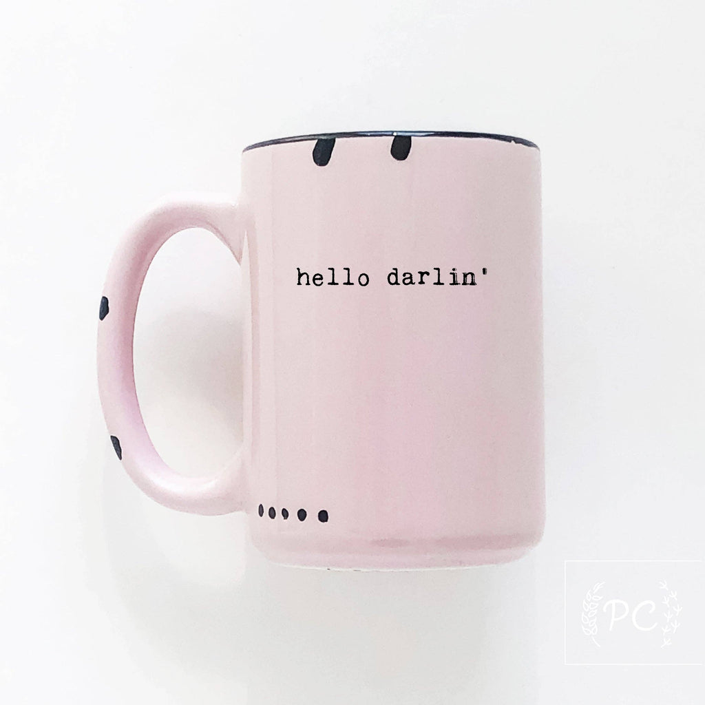 Hello darlin' | ceramic mug